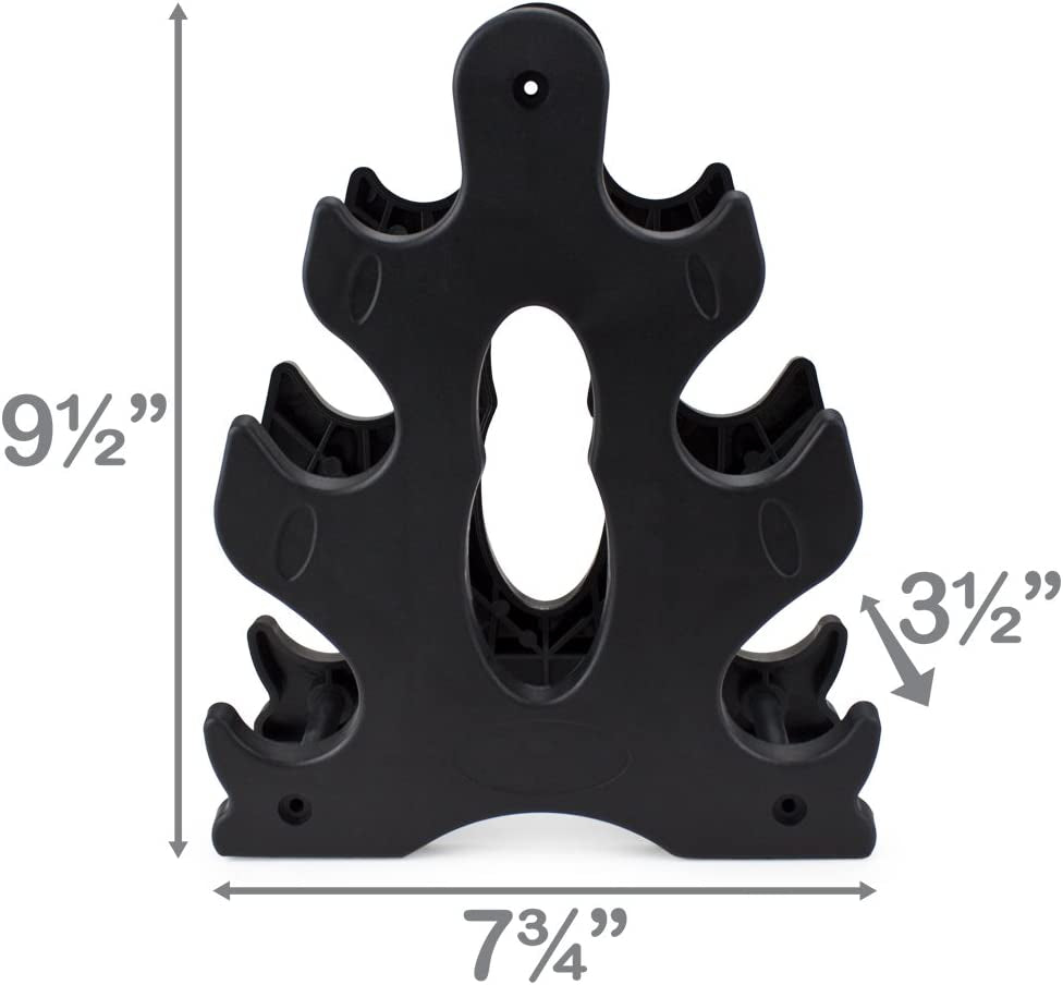 Hand Weights Dumbbells Set - 1, 2 and 3 Lbs with Rack - Soft and Comfortable Neoprene Weights Set for Home Gym - Indoor and Outdoor Dumbbell Sets with Rack, Sprint Set